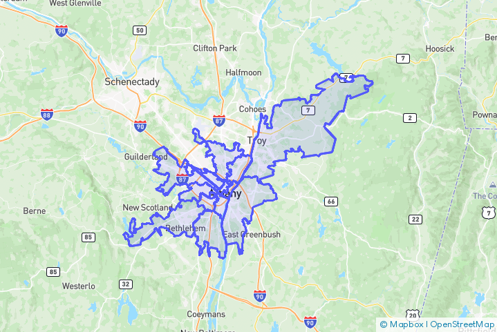 Service Area Map