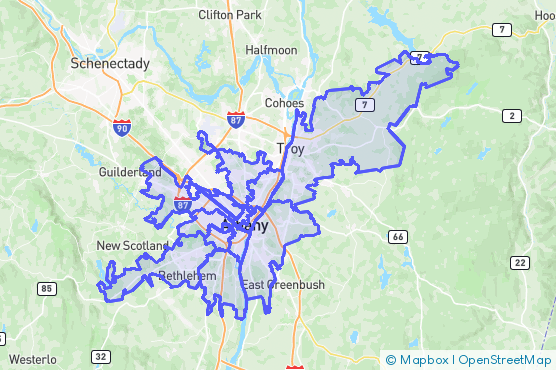 Service Area Map