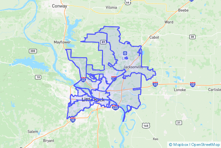 Service Area Map