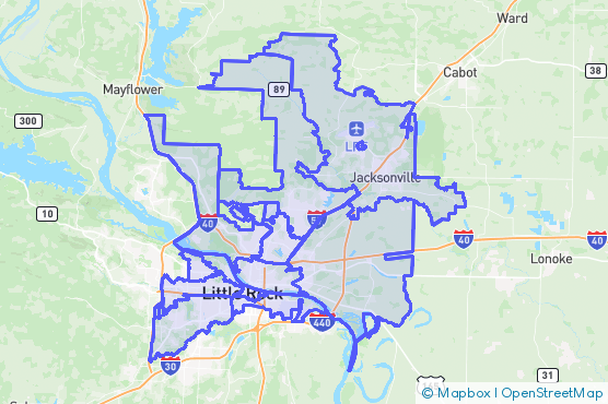 Service Area Map