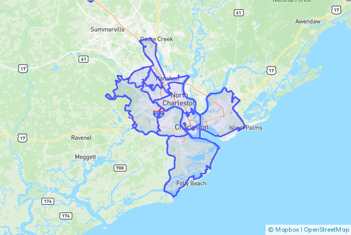 Service Area Map