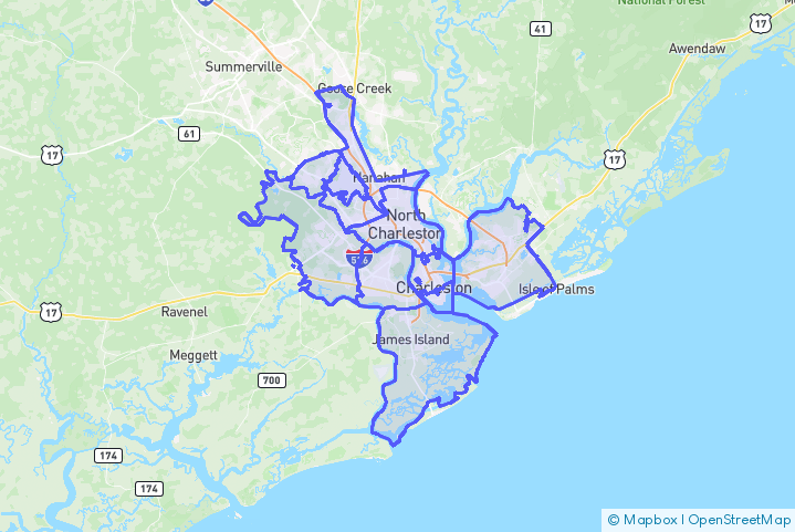 Service Area Map