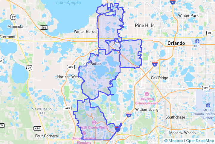 Service Area Map