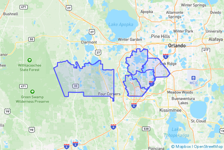 Service Area Map