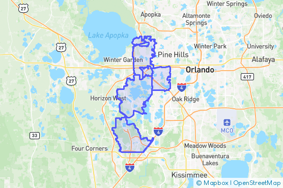 Service Area Map