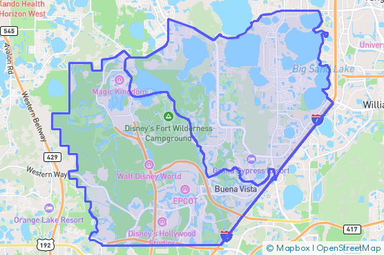 Service Area Map