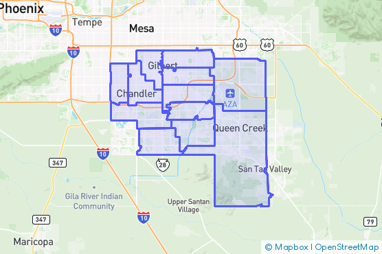 Service Area Map