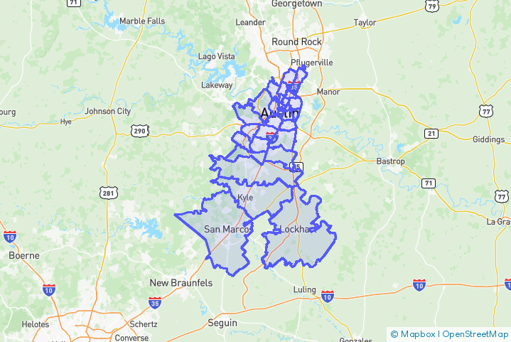 Service Area Map