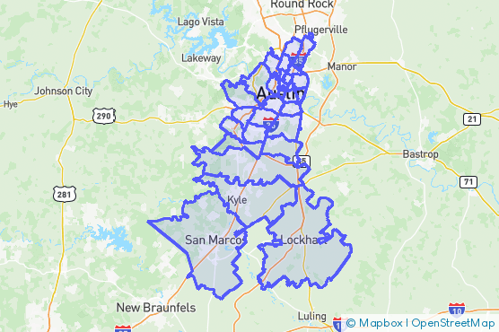 Service Area Map