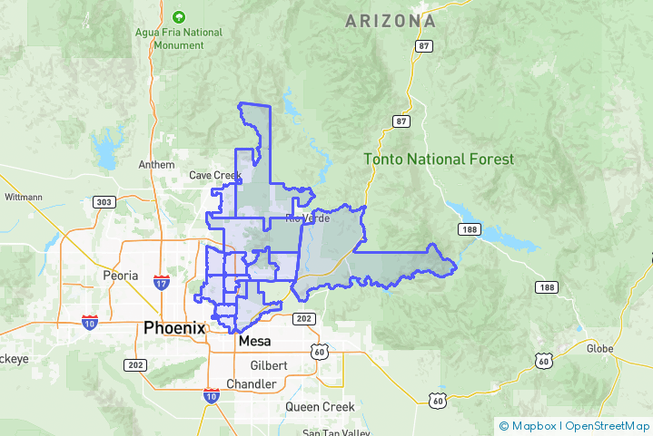 Service Area Map