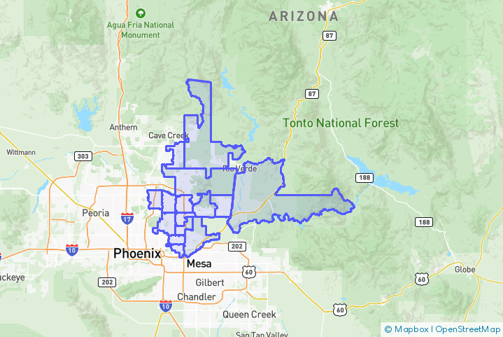 Service Area Map