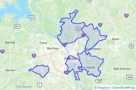 Service Area Map