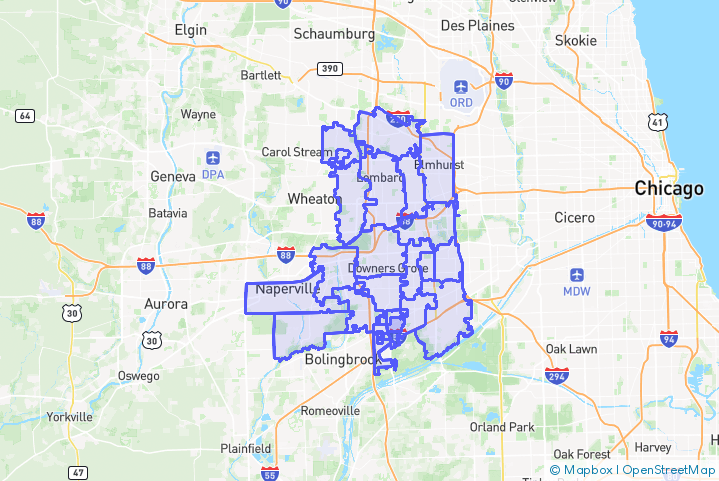 Service Area Map