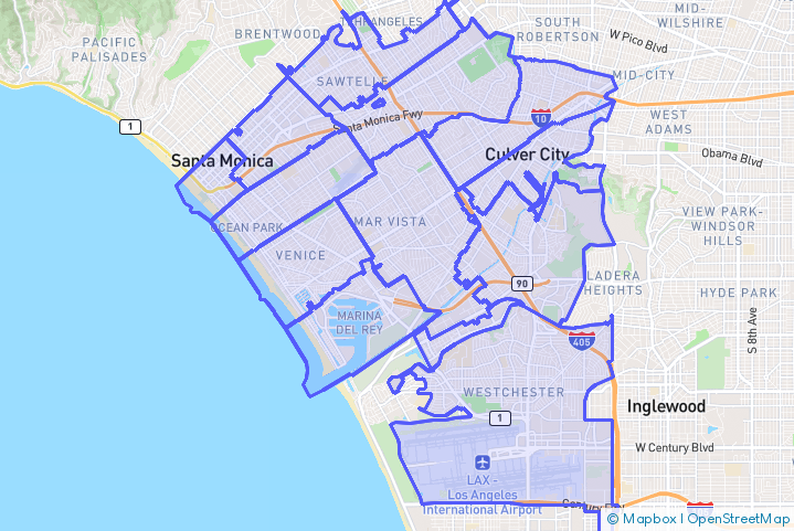 Service Area Map