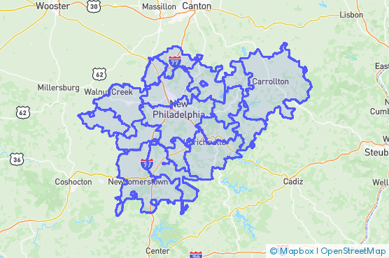 Service Area Map