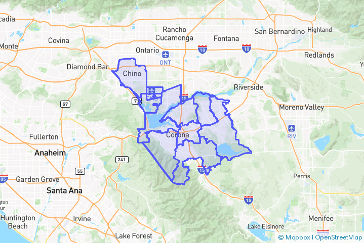 Service Area Map