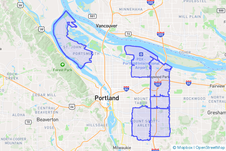 Service Area Map
