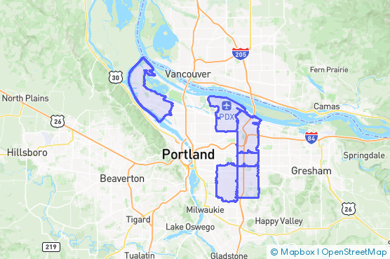 Service Area Map