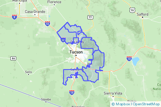 Service Area Map