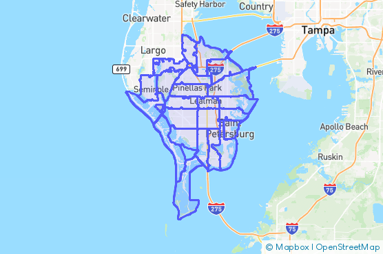 Service Area Map