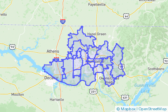 Service Area Map