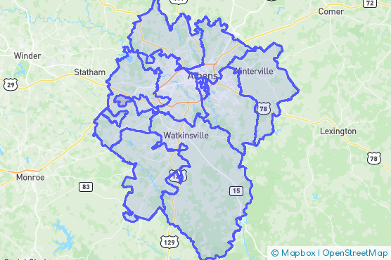 Service Area Map