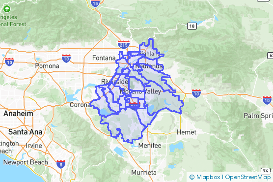 Service Area Map