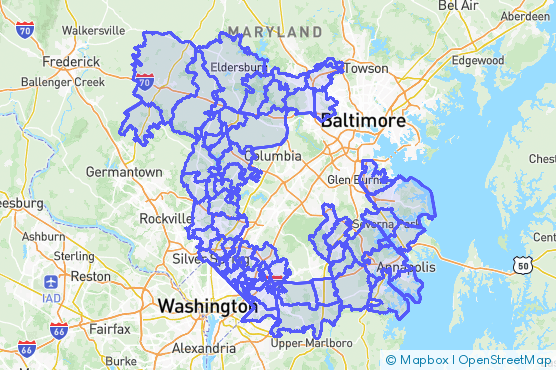 Service Area Map