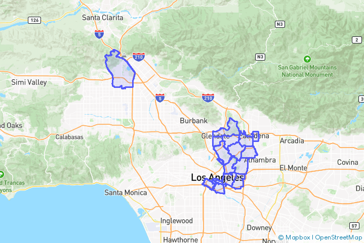 Service Area Map