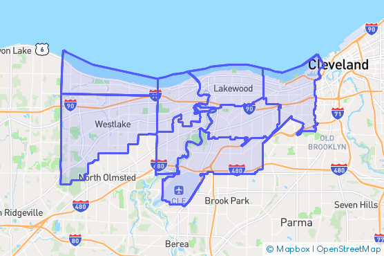 Service Area Map