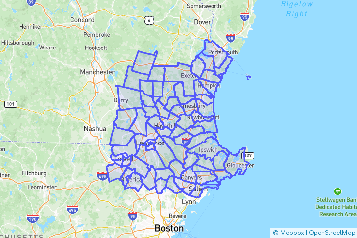 Service Area Map