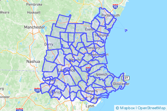 Service Area Map