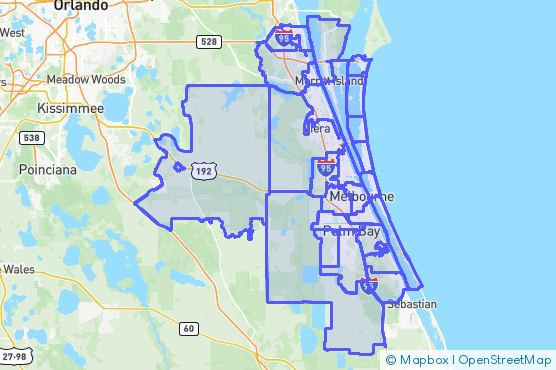 Service Area Map