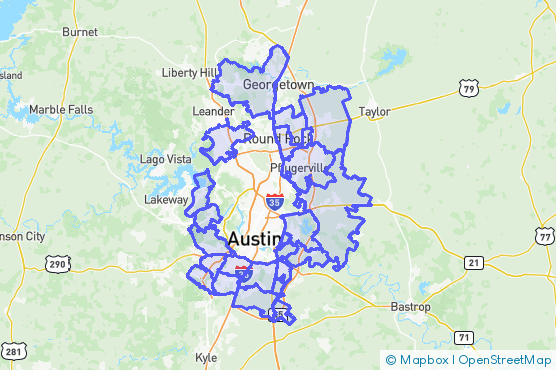 Service Area Map