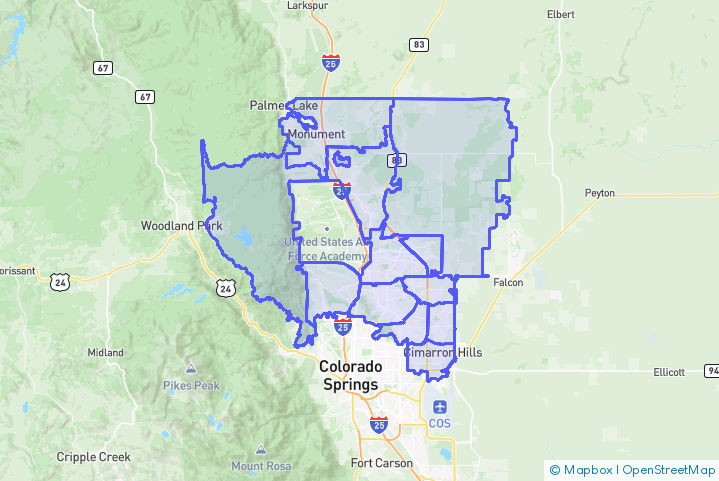 Service Area Map