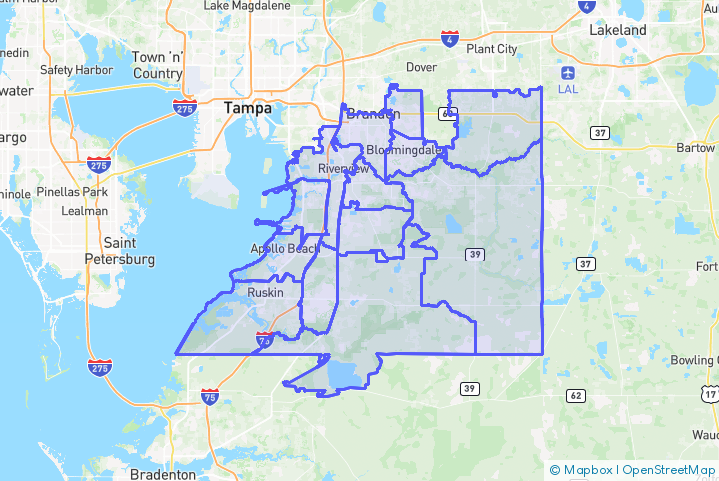 Service Area Map