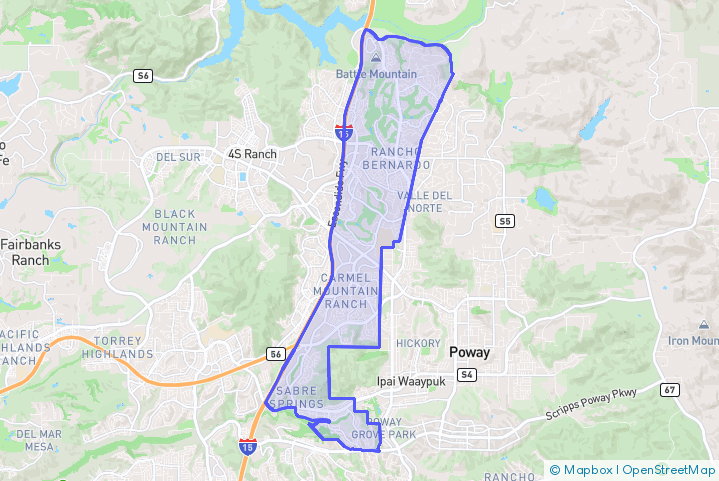 Service Area Map