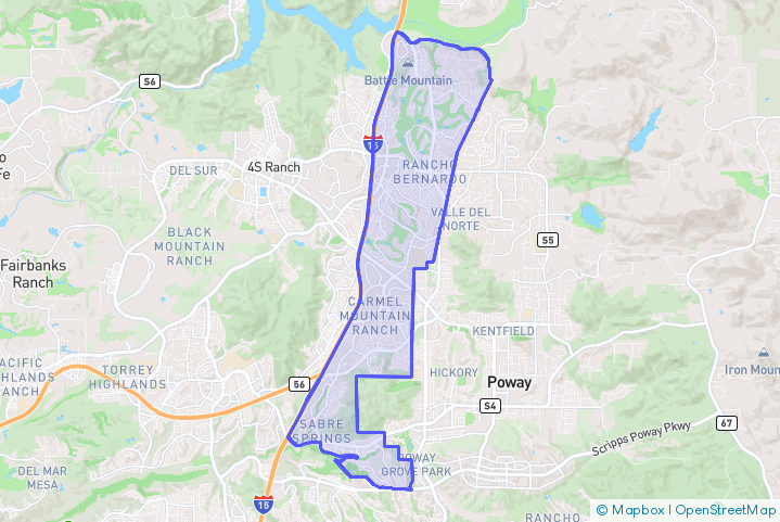Service Area Map