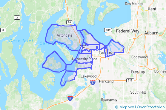 Service Area Map