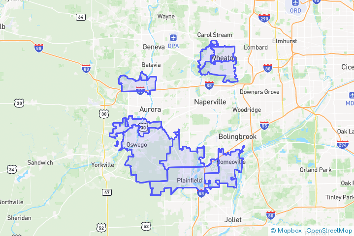 Service Area Map