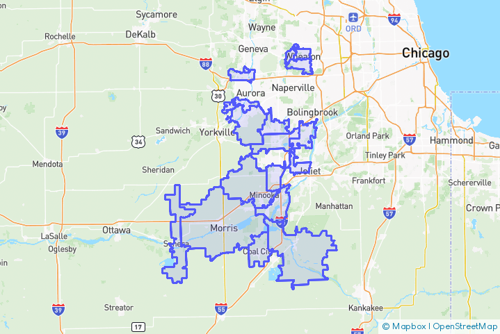 Service Area Map