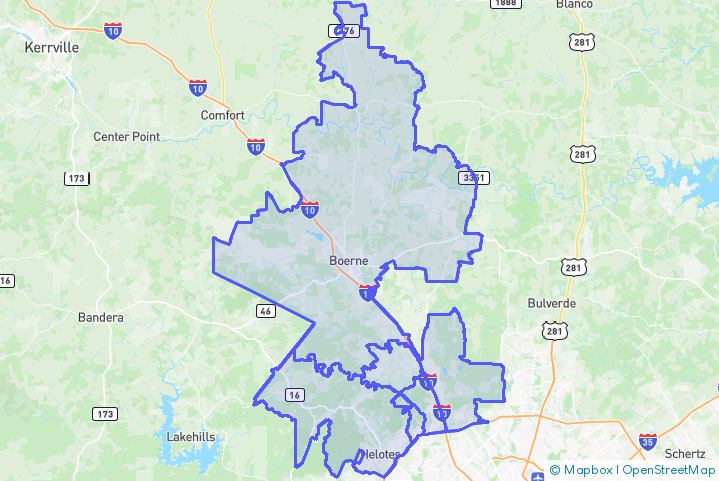 Service Area Map