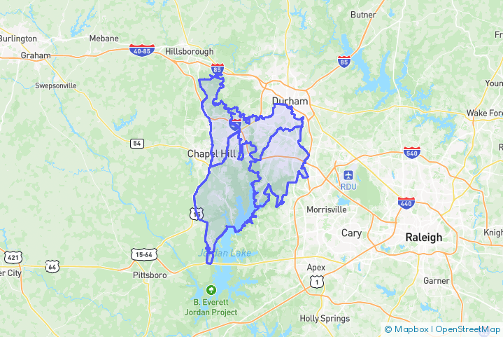 Service Area Map