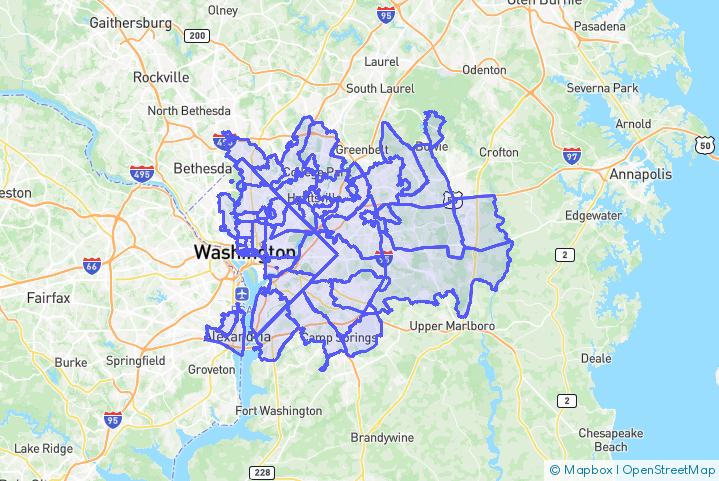 Service Area Map
