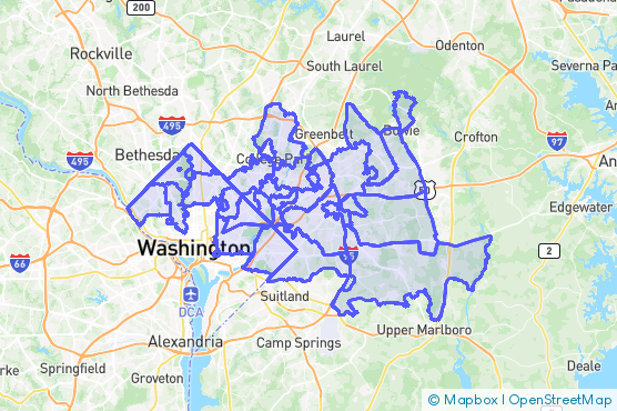 Service Area Map