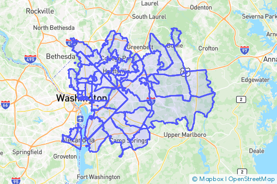 Service Area Map