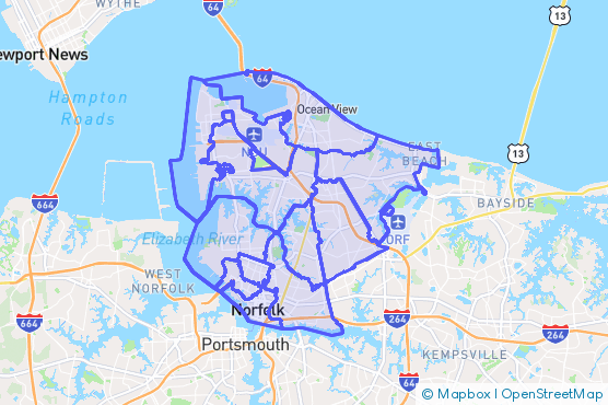 Service Area Map