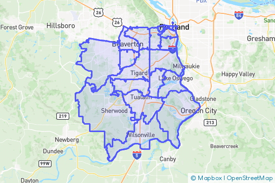 Service Area Map