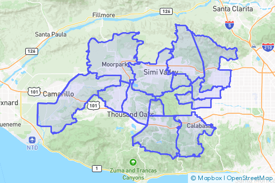 Service Area Map