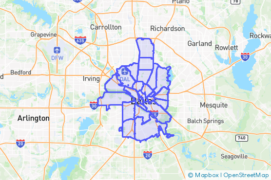 Service Area Map